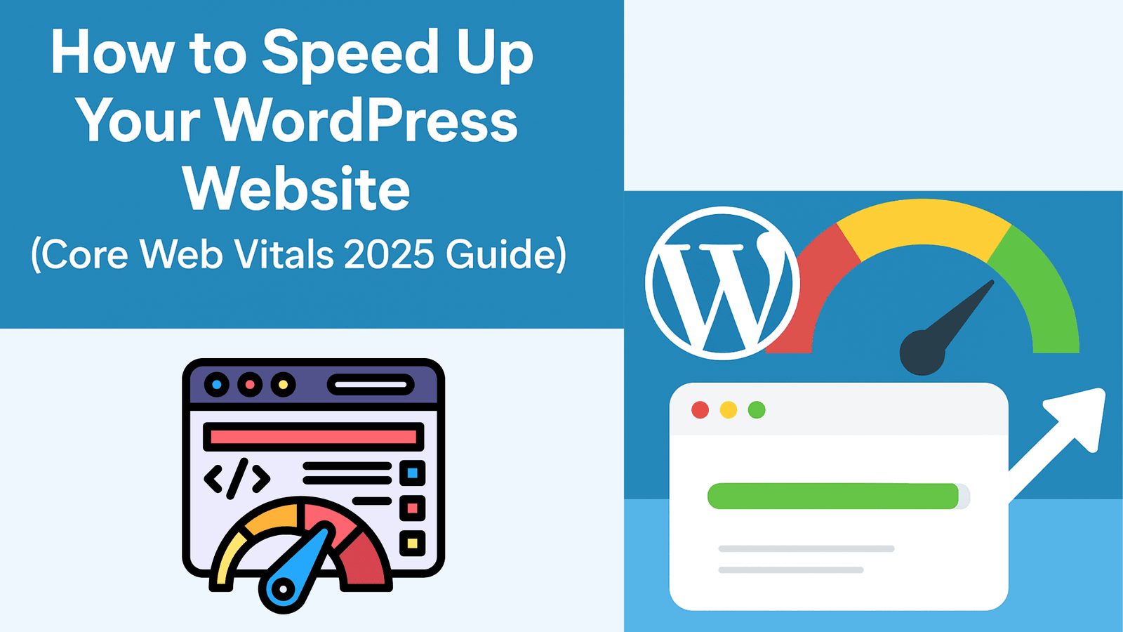 How to Speed Up Your WordPress Website (Core Web Vitals 2025 Guide)