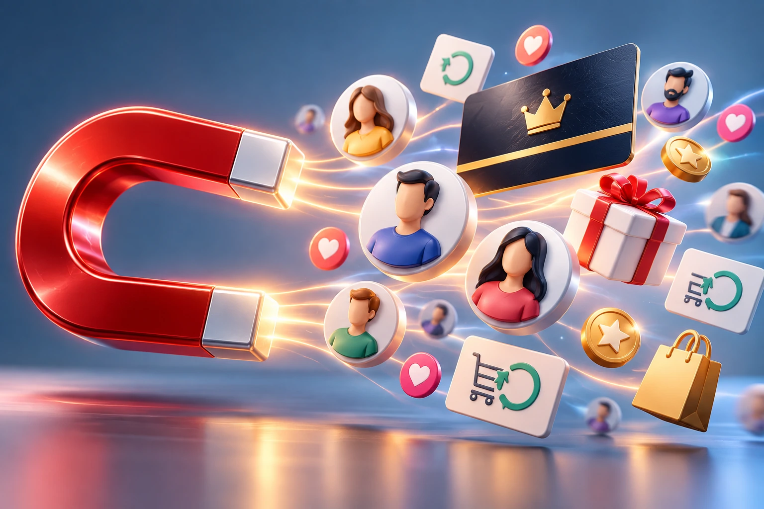 Customer retention marketing – loyalty card, gift and repeat-purchase customers