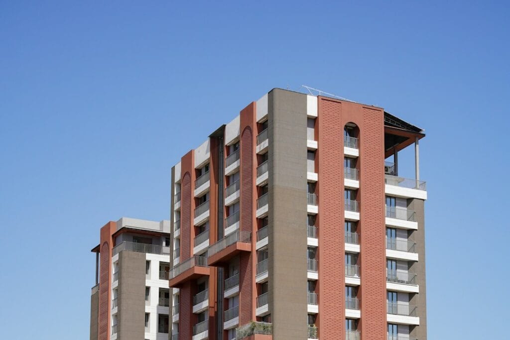 Modern residential tower in Mumbai promoted with Meta ads for real estate