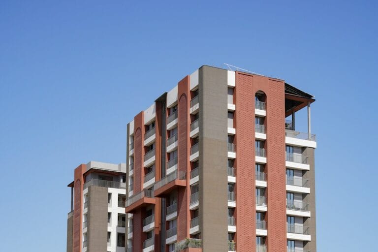 Modern residential tower in Mumbai promoted with Meta ads for real estate
