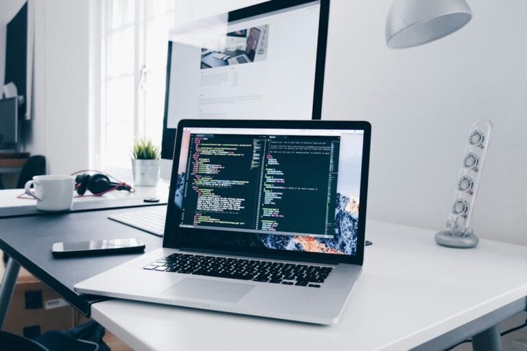 Developer building a small business website – website cost in Mumbai guide